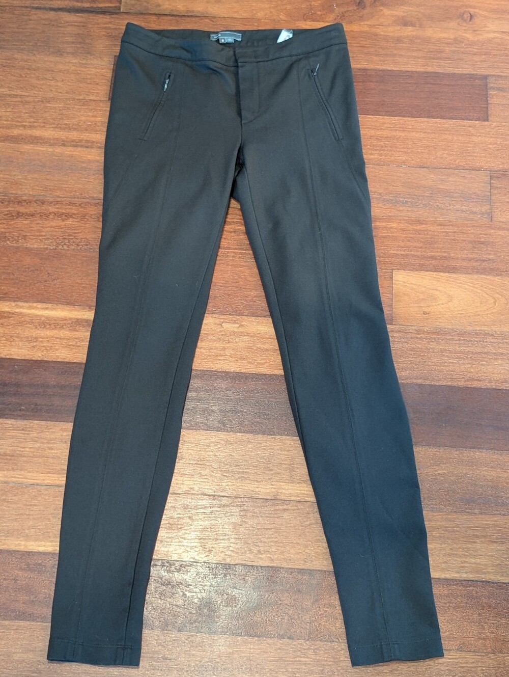 Vince Dark Brown Stretch Ponte Pants